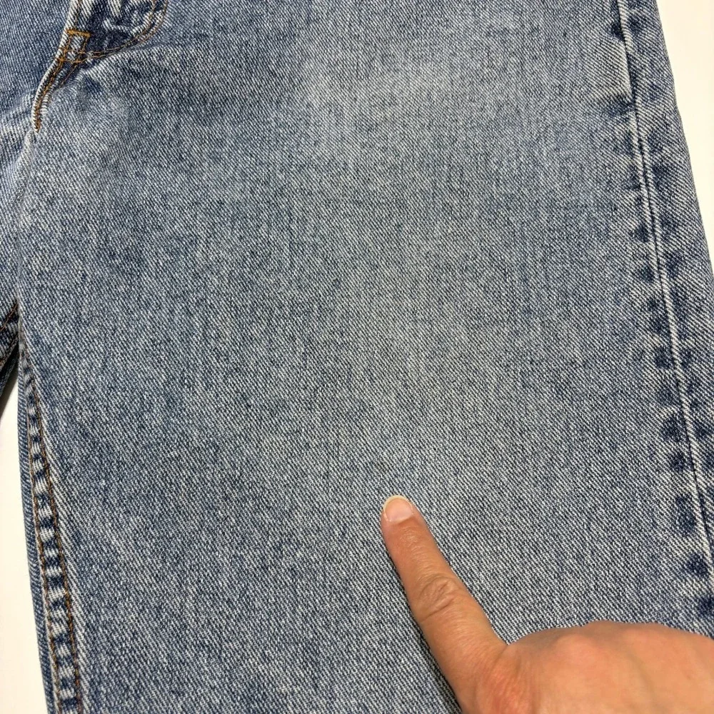 Vintage Levis Men Red Tab 505 Jeans 38X34 Blue Light Wash High Rise Straight Leg